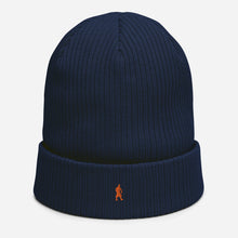 Load image into Gallery viewer, Organic Ribbed Beanie [Orange Signature]
