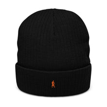 Load image into Gallery viewer, Ribbed Knit Beanie Orange Signature
