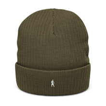Load image into Gallery viewer, Ribbed Knit Beanie White Signature

